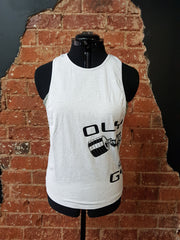 Olympia Gym Grey Women's Cut Out Tank