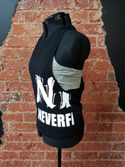 Never Fail Womens Black Cut Out Tank