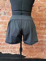 Never Fail Womens Black Shorts