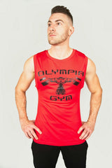 Olympia Gym Unisex Red Basketball Jersey