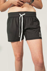 Never Fail Womens Black Shorts