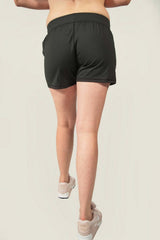 Never Fail Womens Black Shorts