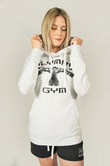 Olympia Gym Unisex Stretch Grey Hoodie